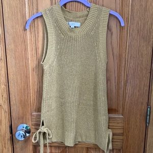 Loft sweater tank with side ties